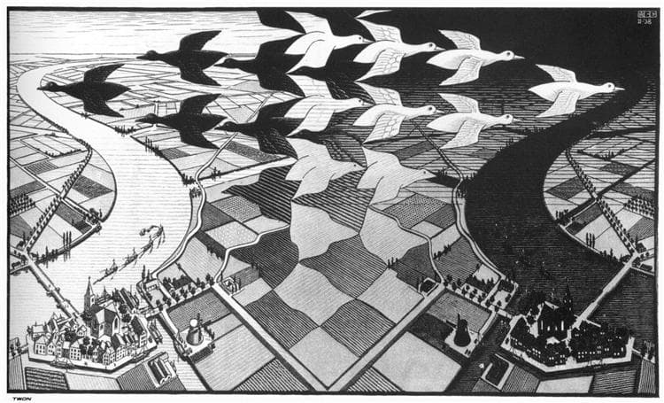 Day and night (1938) - MC Escher