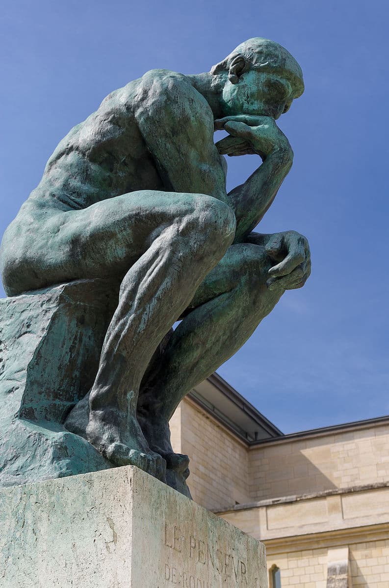 'Le Penseur' in the Musée Rodin in Paris